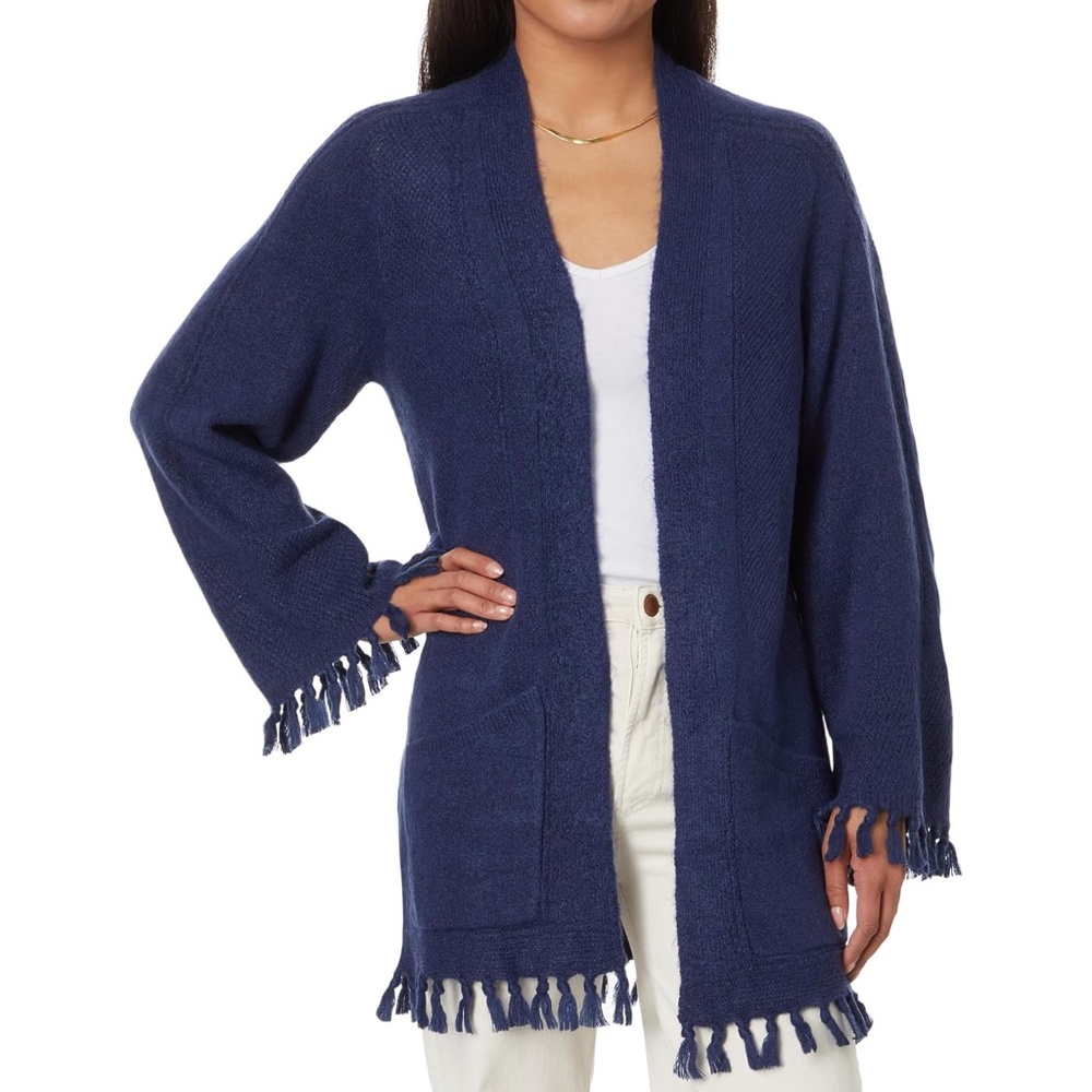 New LILLY PULITZER  LEWISTON CARDIGAN *LOW TIDE NAVY* R$198 Size XS/S